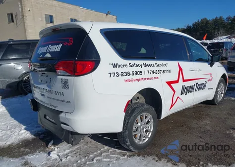 2024 Chrysler Voyager Lx z USA, uszkodzony, nr VIN 2C4RC1CG5RR183797